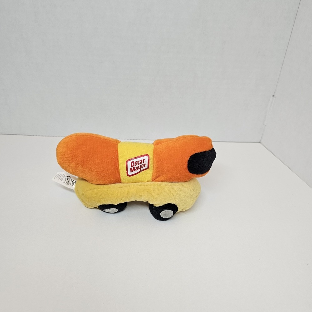 Oscar Mayer Wienermobile Hot Dog Plush Stuffed Beanie The Bean Bag Foodie Toy 7"